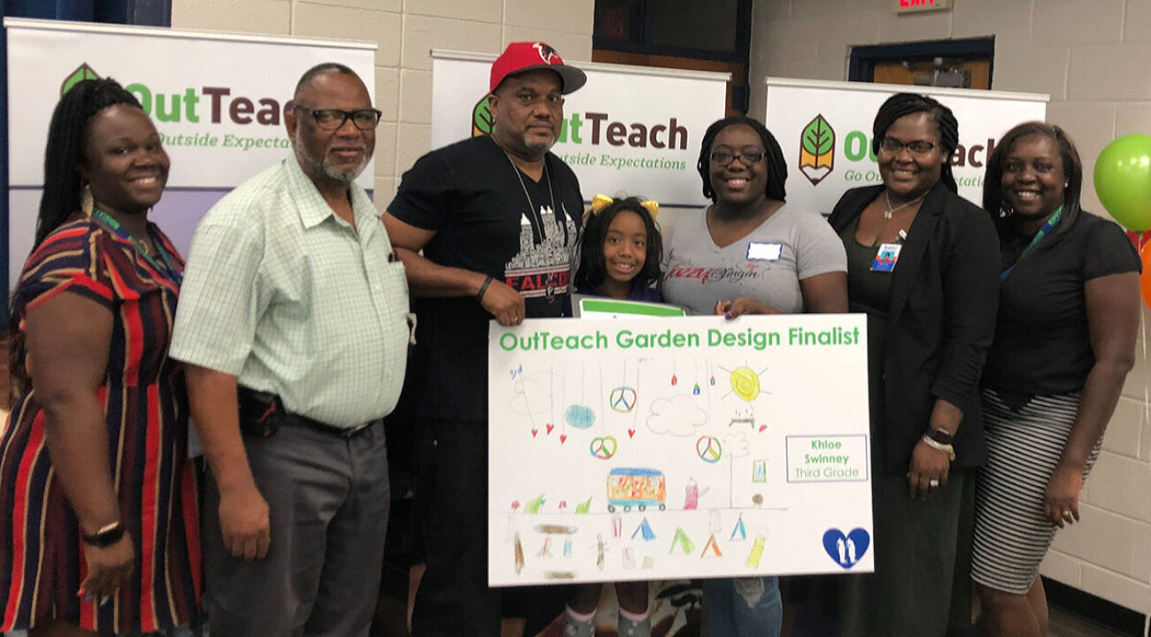 Out teach garden design finalist